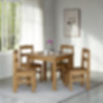Pembroke Dining Set – Natural Wax Finish