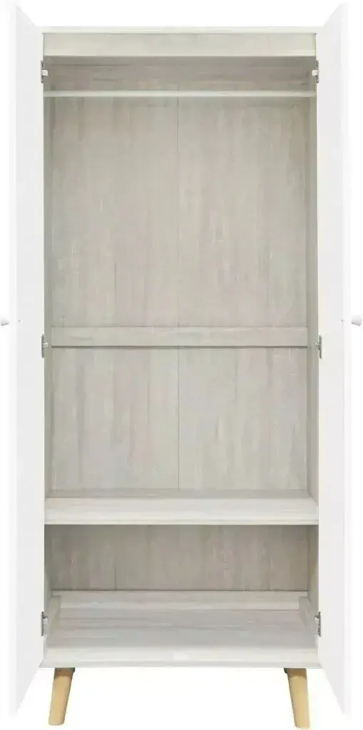 Thumbnail: Dakota Trio Bedroom Furniture Set – White & Dusty Grey