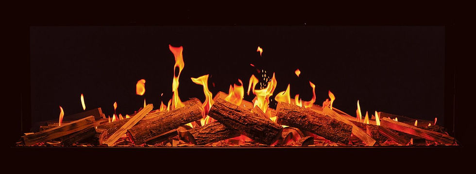 Thumbnail: TrueFlame 150 3DX Electric Media Wall Fire