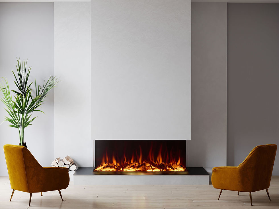 Azar 1000-FD Electric Media Wall Fire