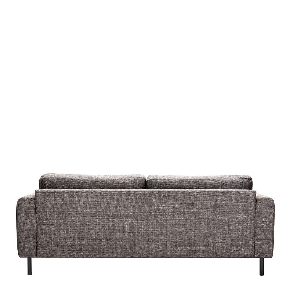 Thumbnail: Oakmere Set of 2 x 3 Seater Sofas in Basel Light Grey Brown Fabric