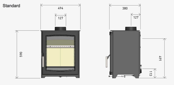 Thumbnail: Parkray Aspect 5 Eco Wood Burning Stove