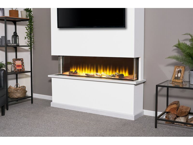 Sahara Electric Inset Wall Fire with Remote Control, 51 Inch