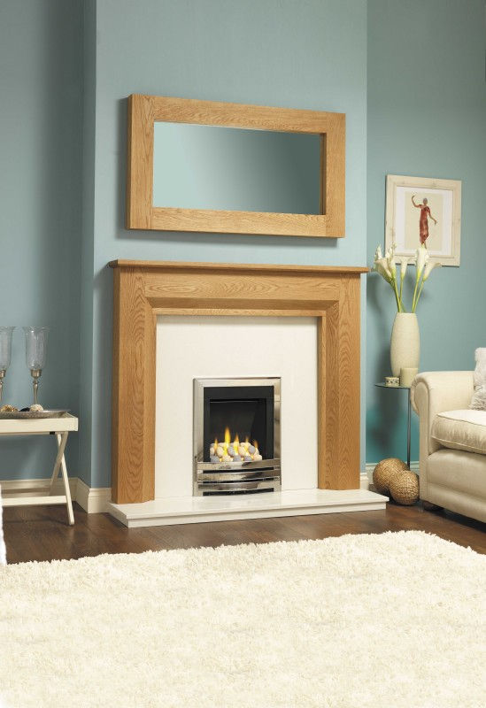 GB Mantels Lewisham Oak Veneer Surround