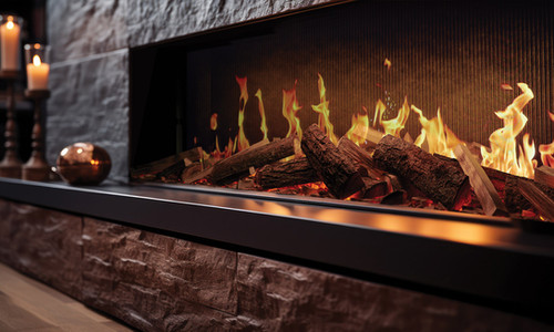 TrueFlame 150 3DX Electric Media Wall Fire | Senso Fireplaces