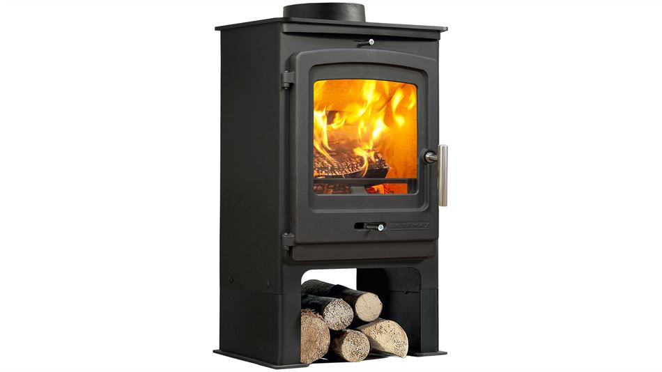 Portway 1 Contemporary Multifuel Stove low legs