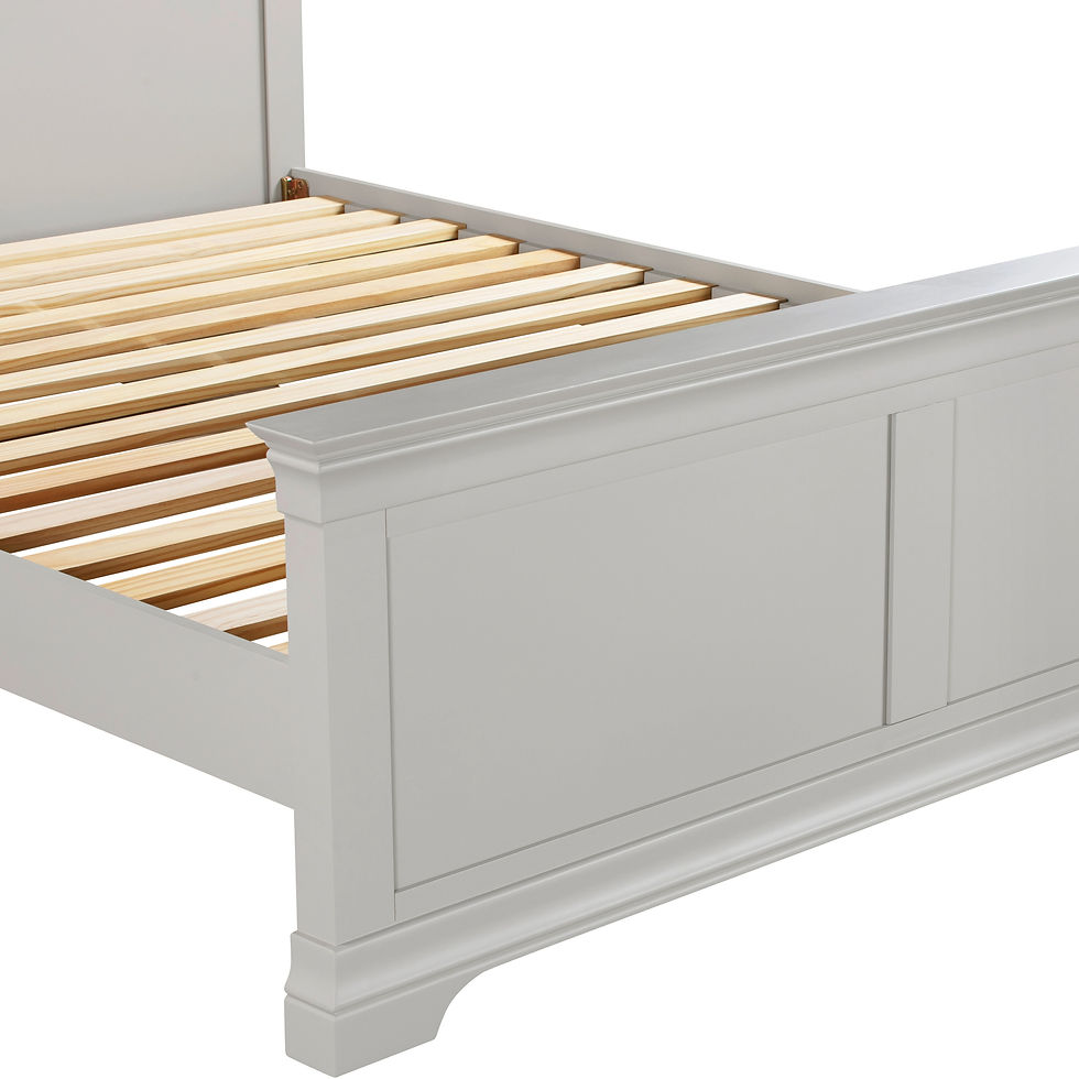 Thumbnail: 🛏️ Brampton Panel Bed – King Size (5ft) – Pebble Grey
