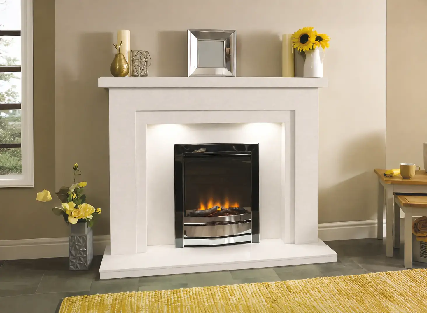 Balmora Marble Fireplace Surround