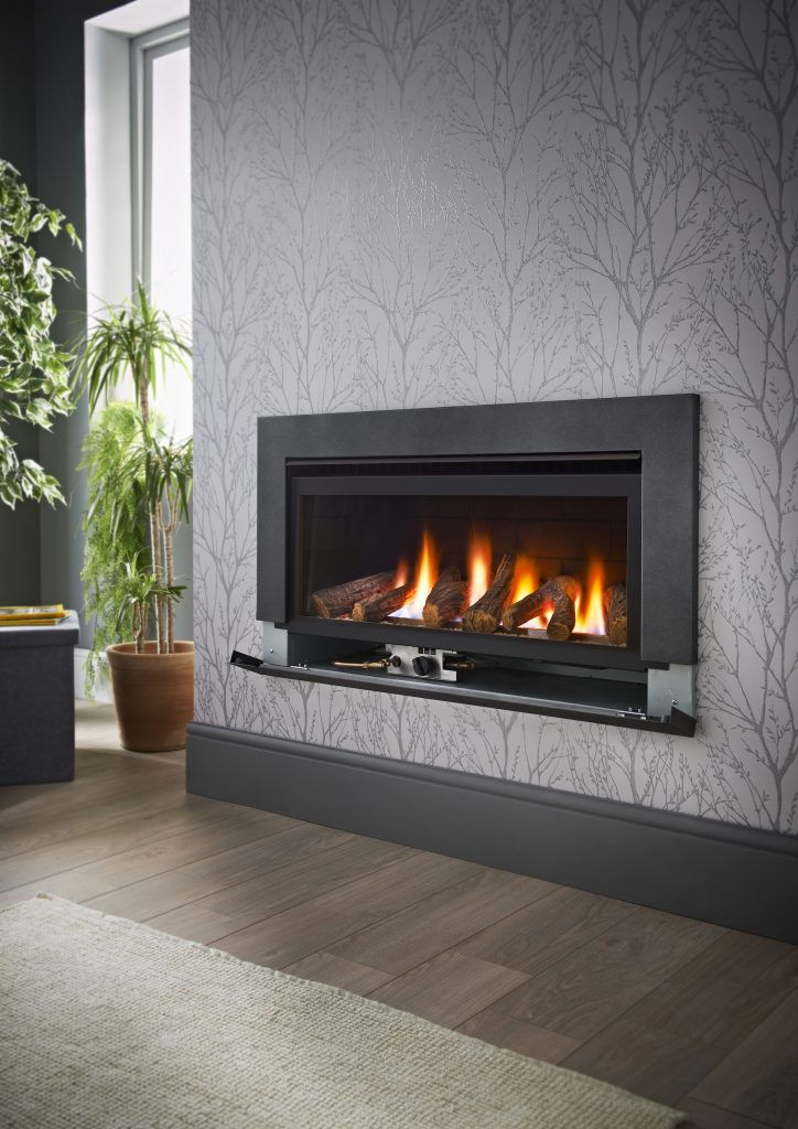 CRYSTAL BOSTON WIDE HE HIGH EFFICIENCY HOLE IN THE WALL GAS FIRE - GAS FIRES