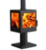 WOODFORD GARDEN FIRE Stove - BLACK