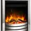 Thumbnail: Celsi Ultra Designer Chrome & Black Inset Electric Fire