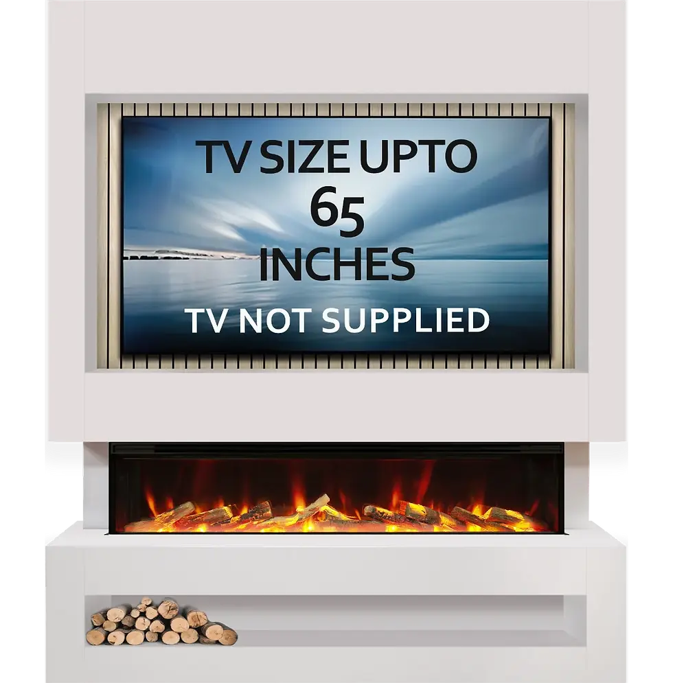 Thumbnail: Celsi Electric S1600 Media Wall White & Acoustic Oak