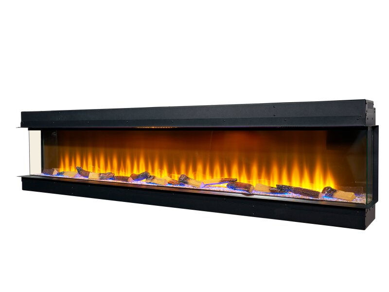 Thumbnail: Sahara Electric Inset Wall Fire with Remote Control, 81 Inch