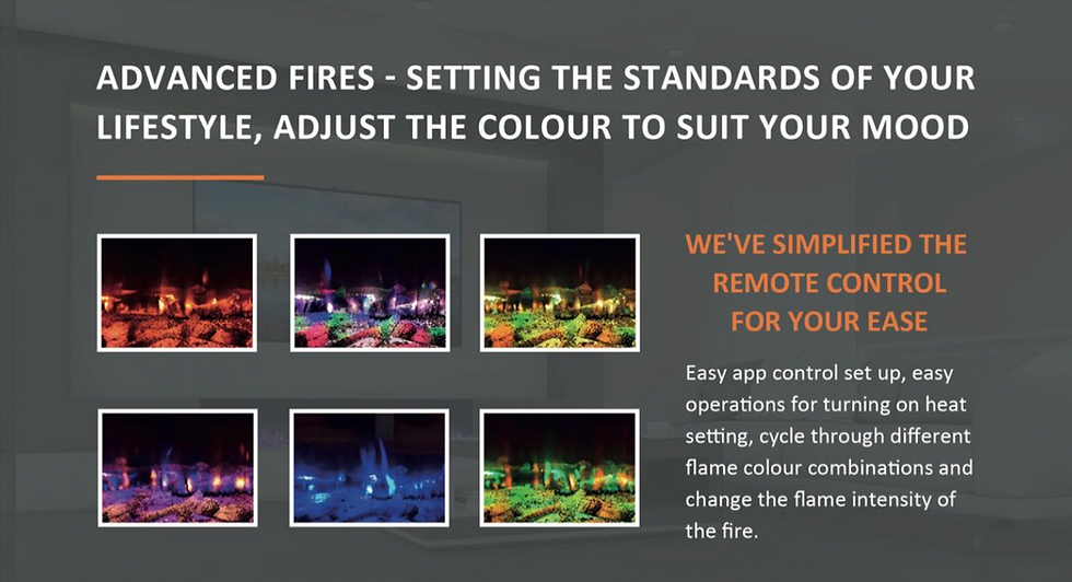 Thumbnail: AF 1300 Widescreen Panoramic 3 sided Electric Fireplace