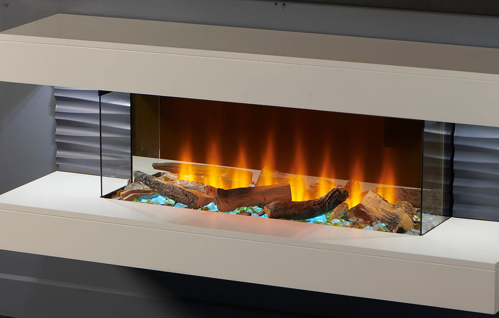 Thumbnail: Tamarin Wall Hanging Electric Fireplace Suite