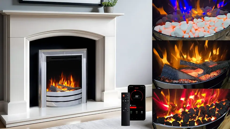 Proflame SSL Opulence Chrome Electric Fire