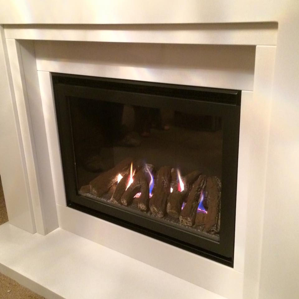 Thumbnail: Celtic 54 inch surround with Tulsa Glass Fronted Gas Fire
