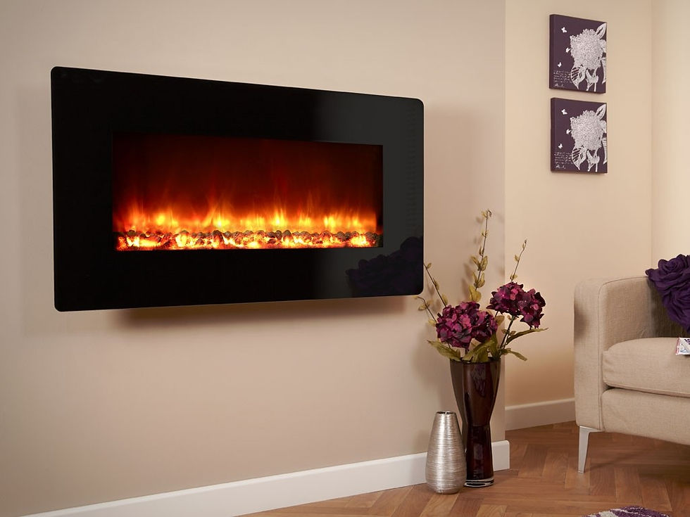 Celsi Electriflame XD Black Glass Electric Fire