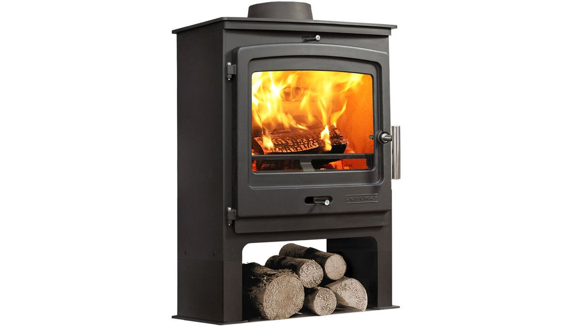 Portway 2 Contemporary Multifuel Stove Low Legs