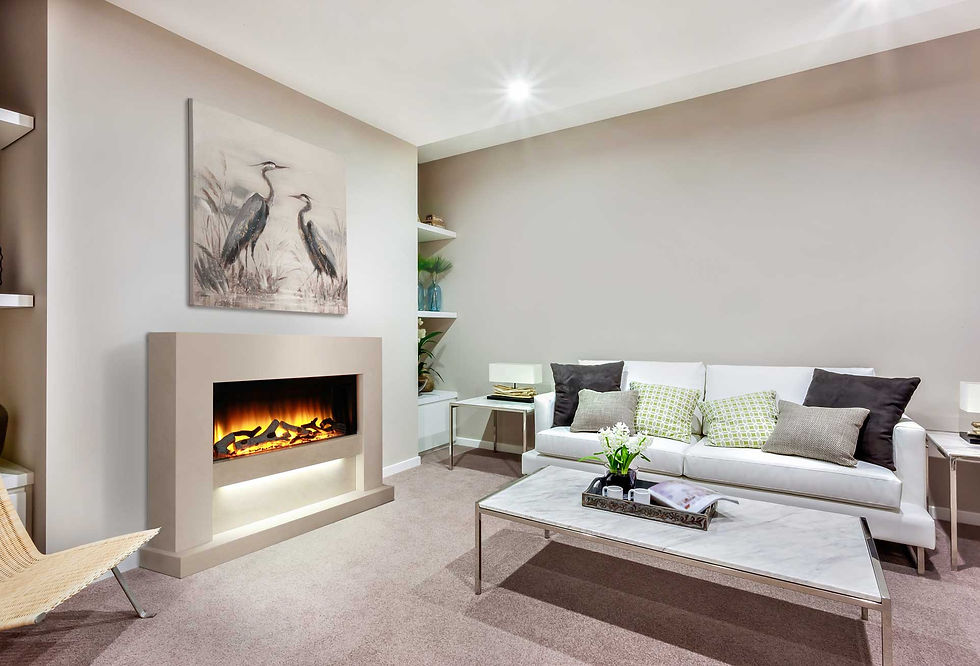 Isabella Limestone Electric Fireplace