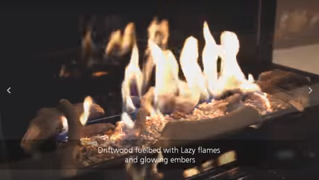 Thumbnail: Luxe Gas Fire Three Sided Balanced Flue Fire