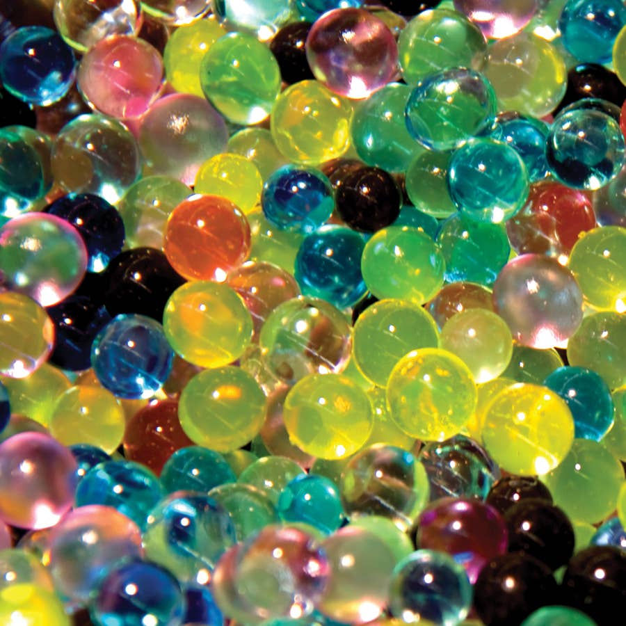 Thumbnail: Swell Polymer Rainbow Spheres | Science of Polymers