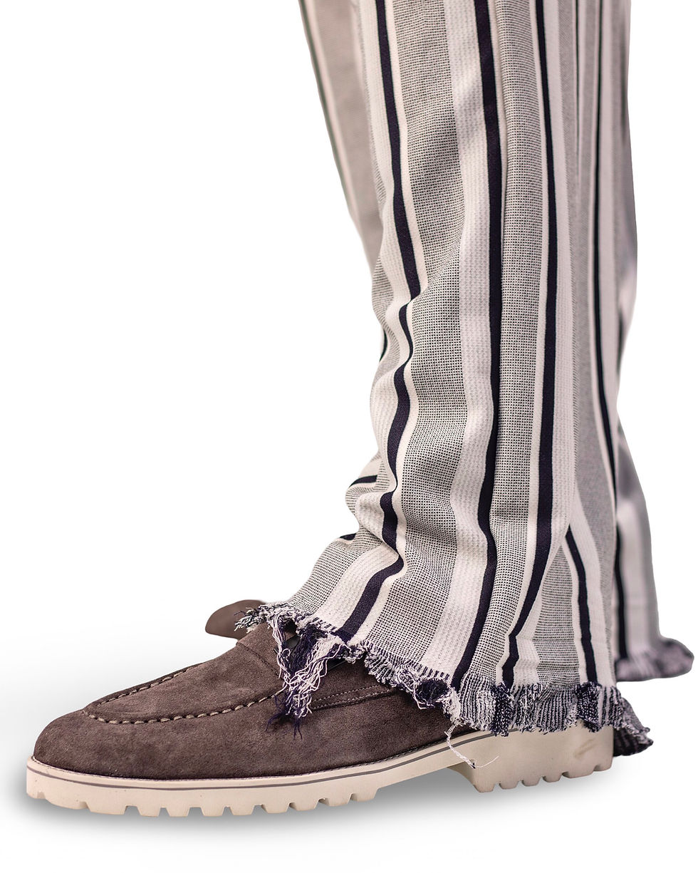 Thumbnail: DREAMER TRAD PANTS - WHITE/BLACK