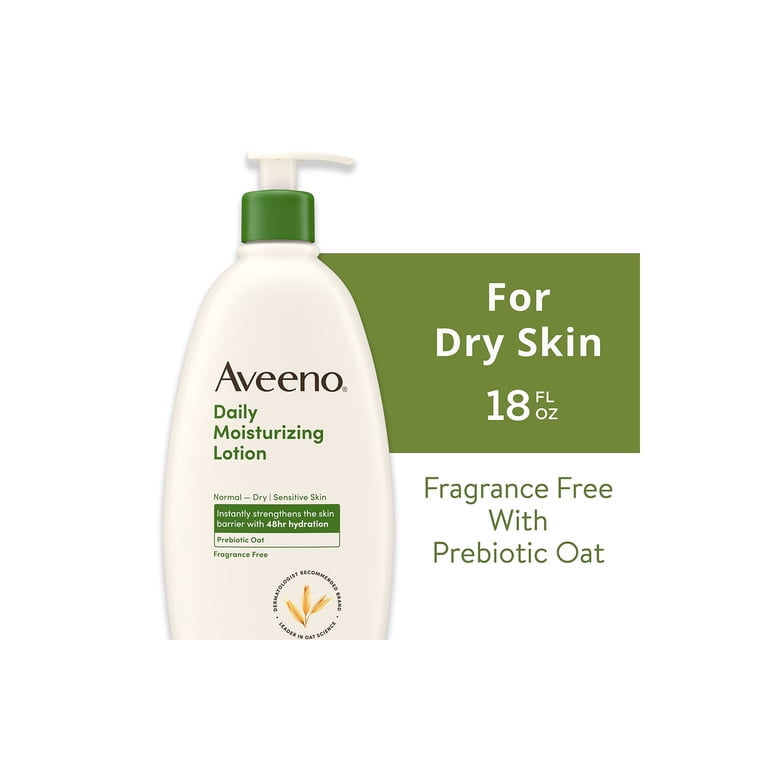 Thumbnail: Aveeno Daily Moisturizing Body Lotion and Facial Moisturizer for Face, Body and 