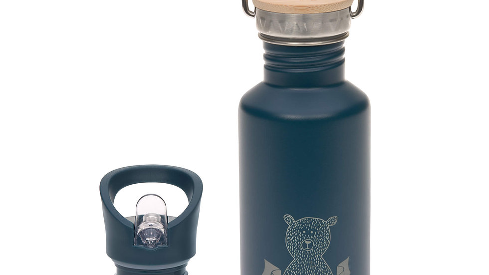 Gourde pour enfant inox, Adventure Bleu