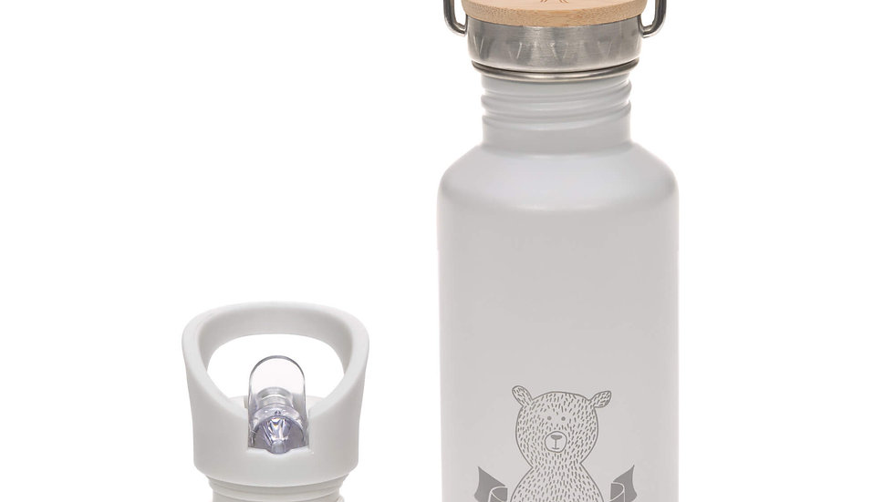 Gourde pour enfant inox, Adventure Gris