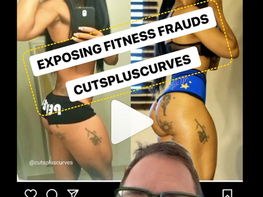 The Man exposing fitness influnecers for editing videos and pictures.
