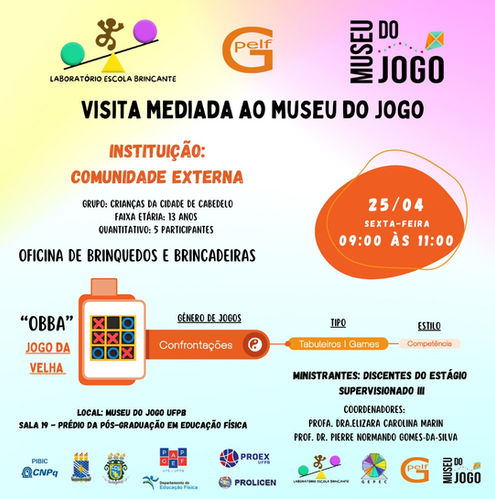 Oficina de Brinquedos e Brincadeiras (OBBA).