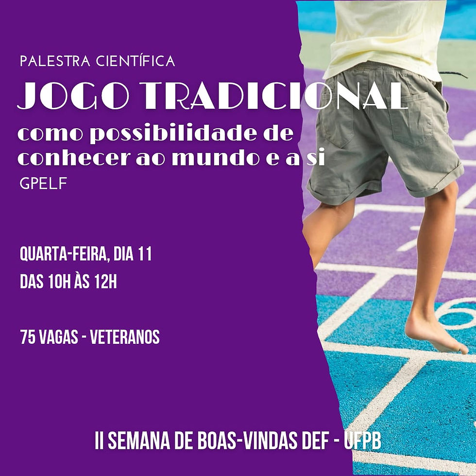 II Semana de Boas-Vindas DEF - 2025.1