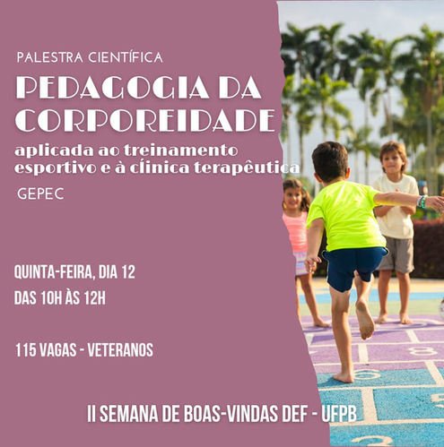 II Semana de Boas-Vindas DEF - 2025.1