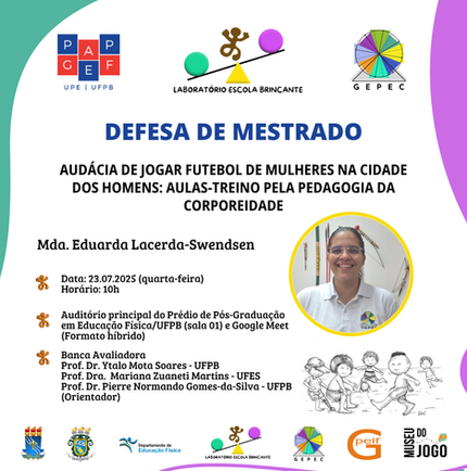 Convite para Defesa de Mestrado 