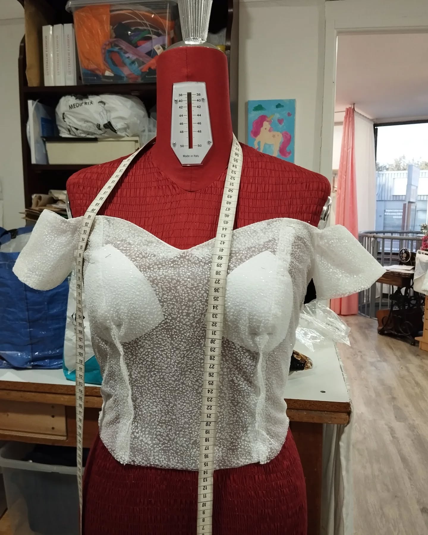 Suivi de création sur mesure mariage Maryline Devaux Fréjus