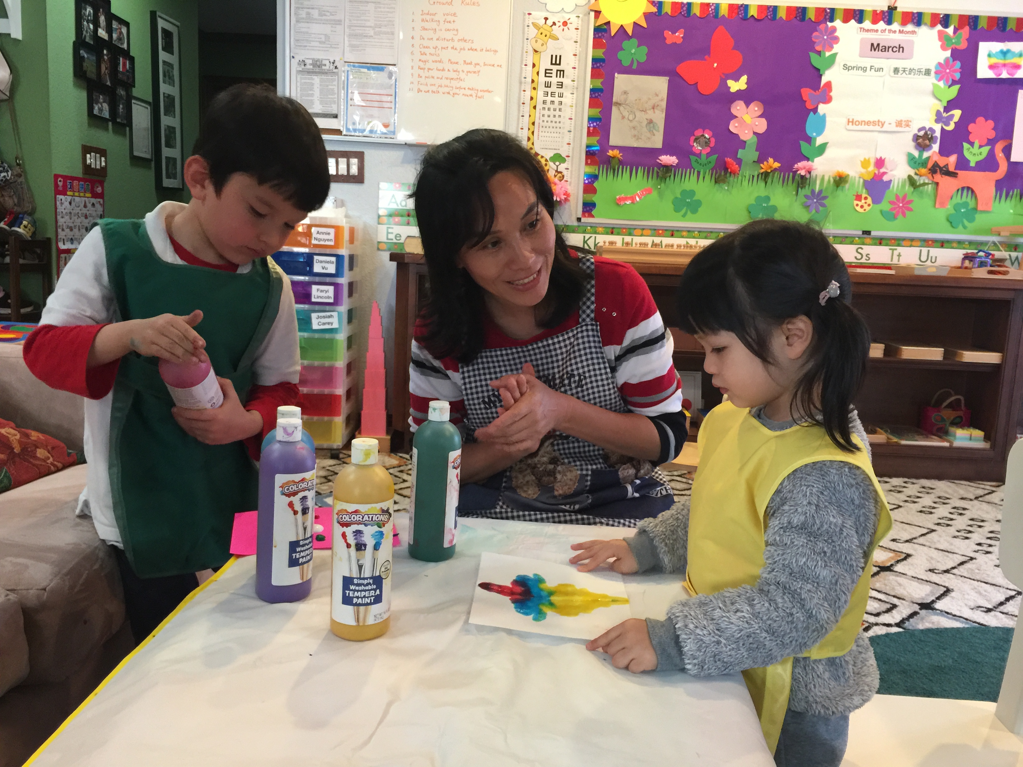 making butterfly
