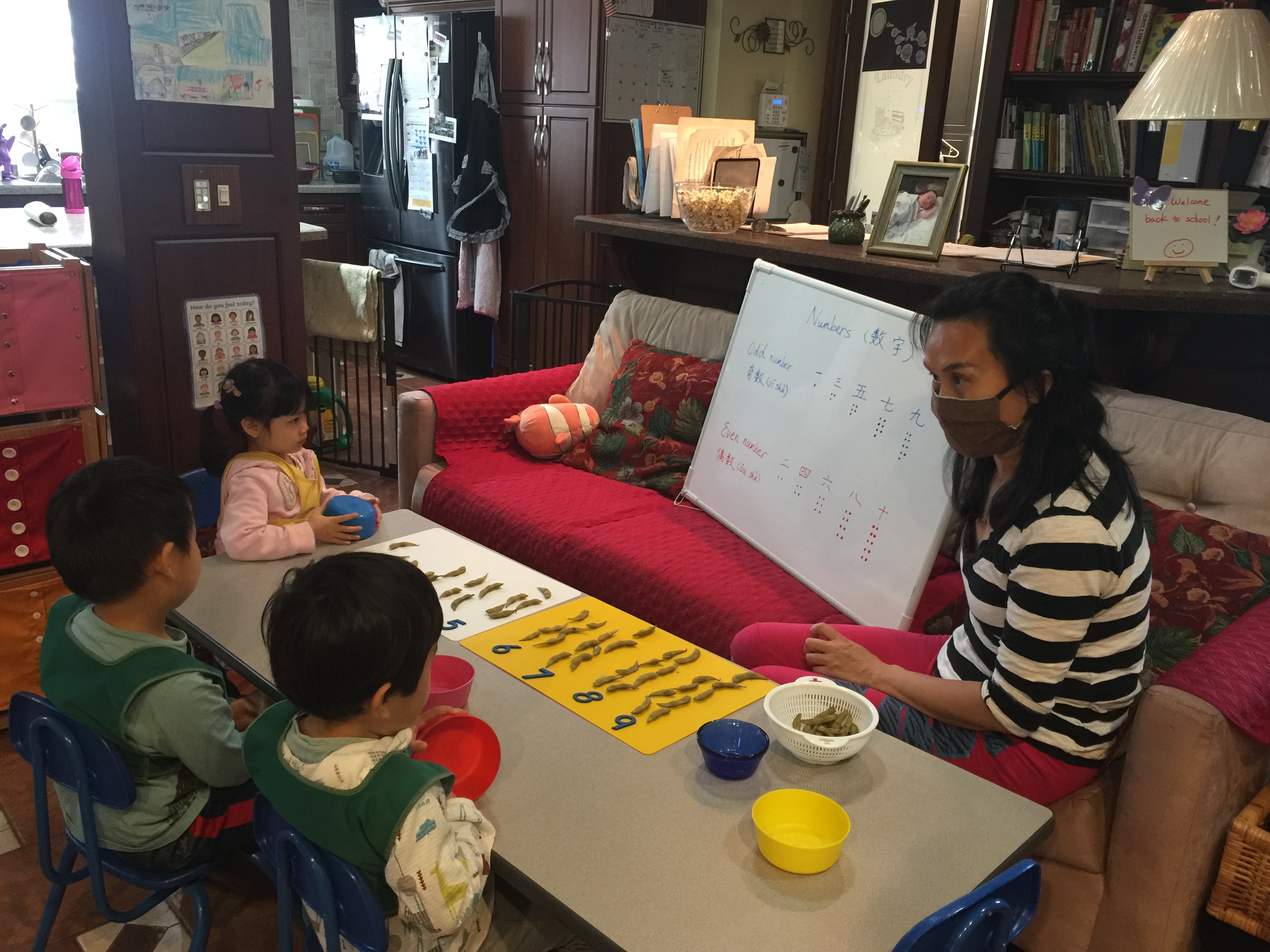 Odd & Even Numbers with Edamame