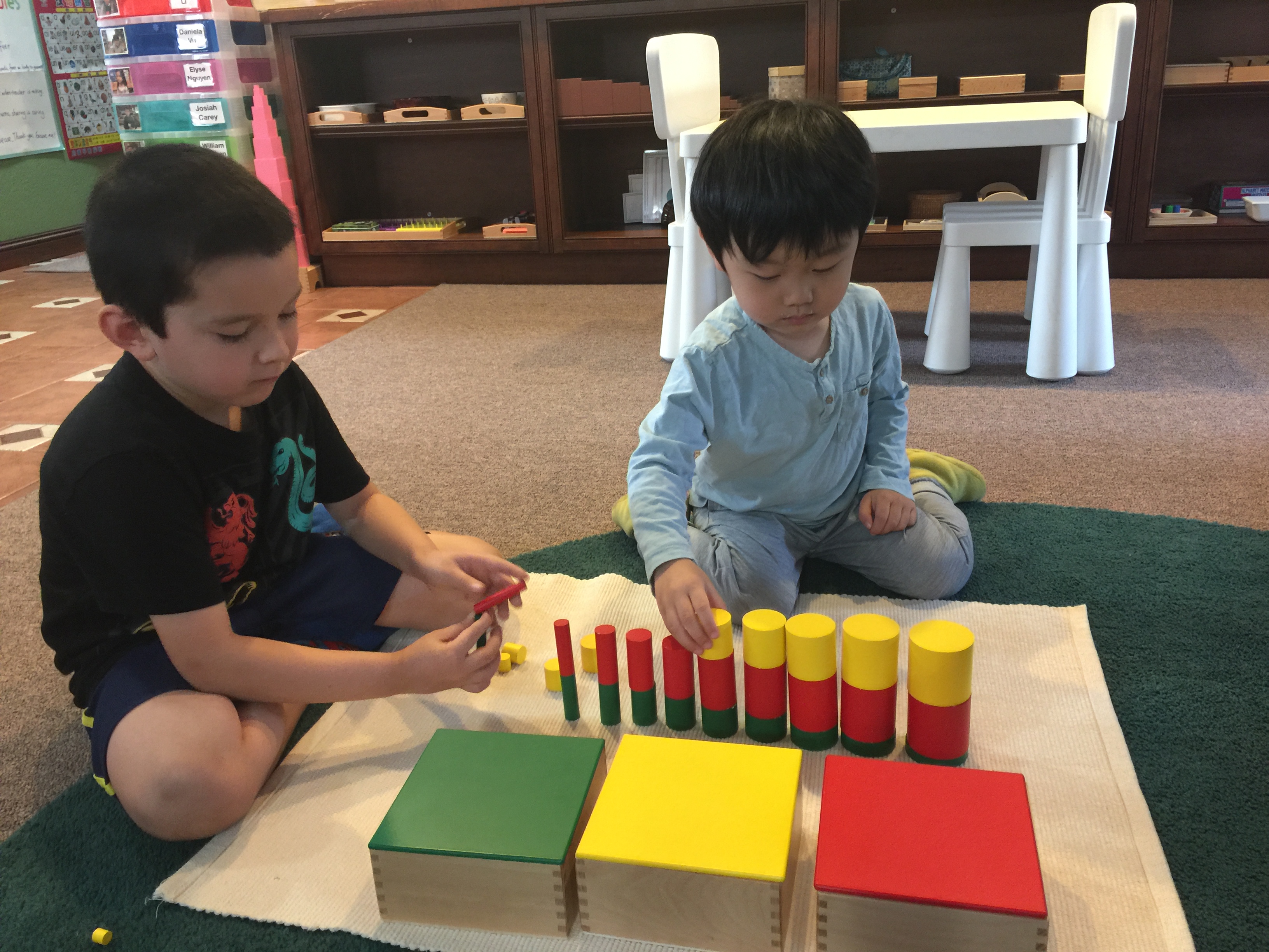 Fun with Colored Cylinders