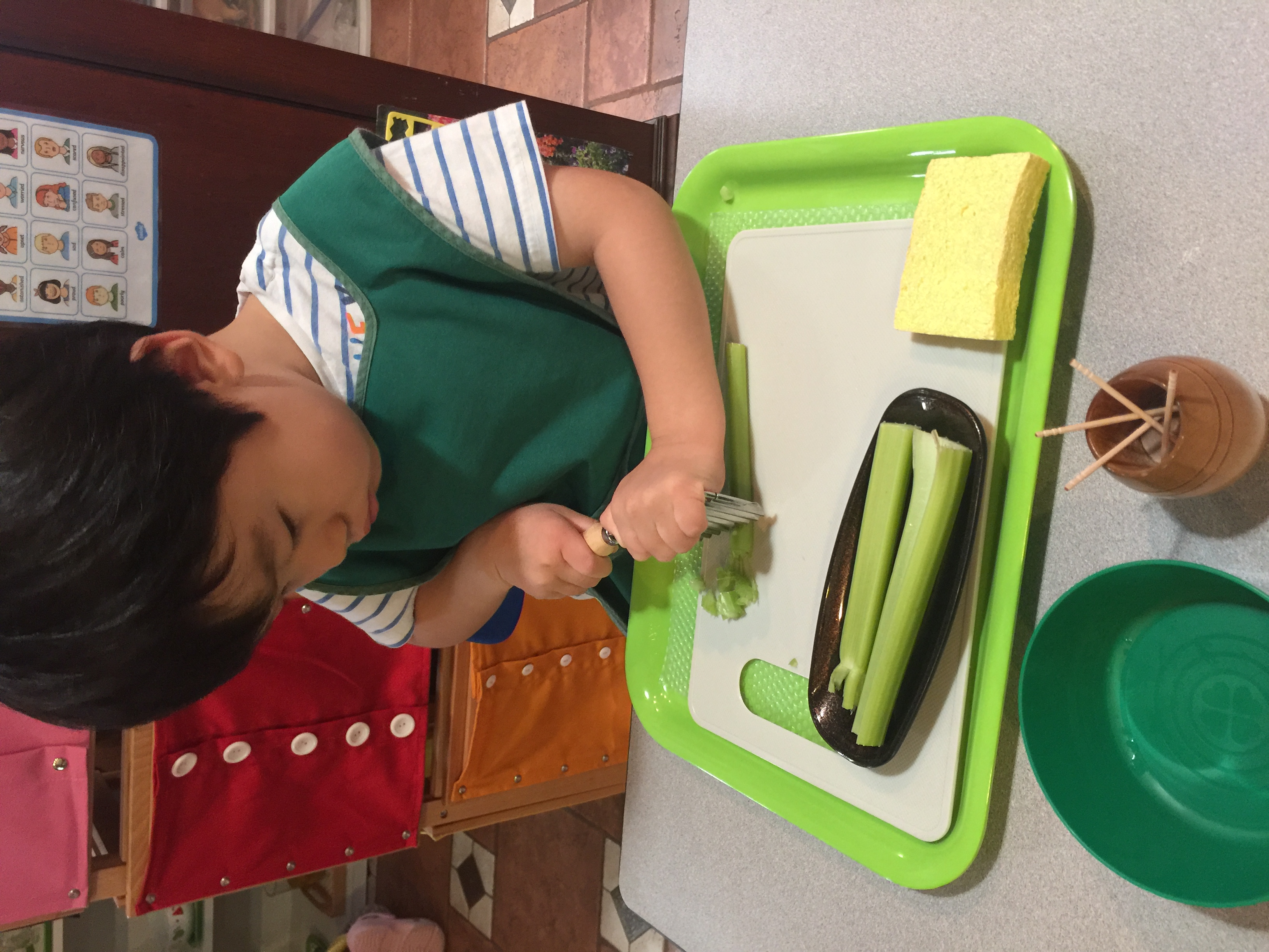 Cutting Celery Sticks