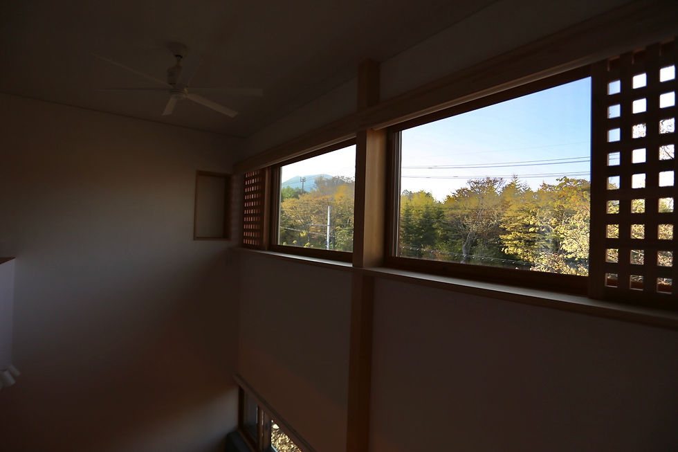 鳥井原　2階からは浅間山