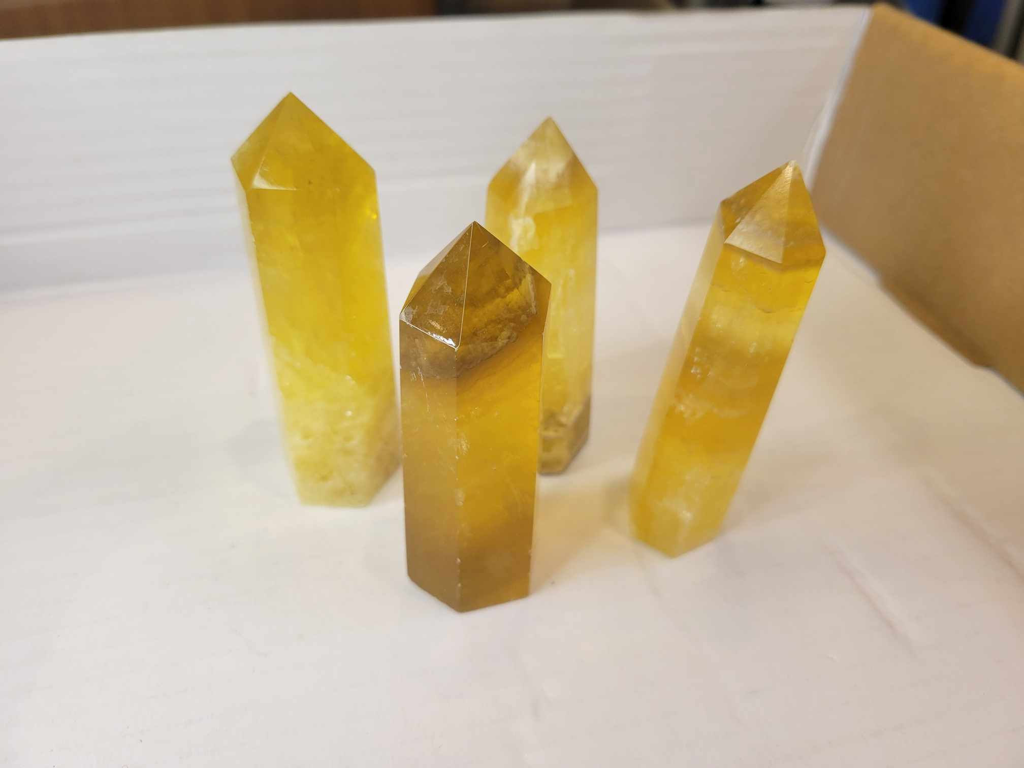 Yellow Fluorite Towers