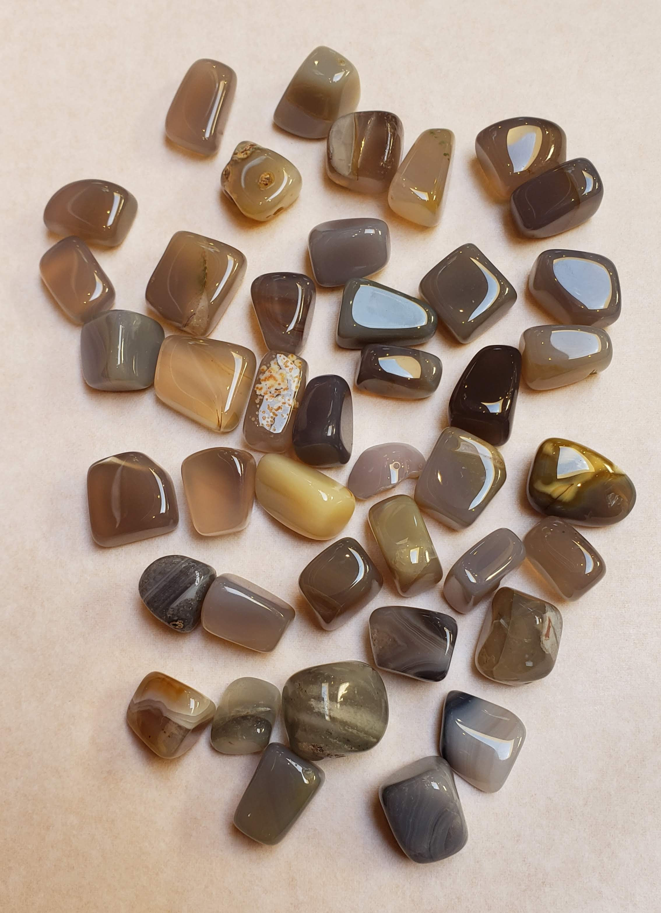 Blue lace agate Tumbled Small