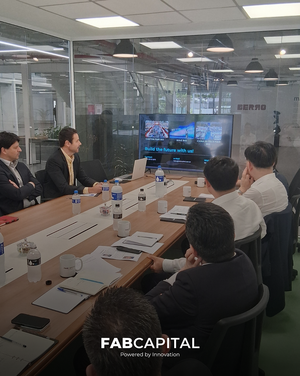 A FABCAPITAL acredita que a construção de pontes entre ecossistemas, como o brasileiro e o chinês, é essencial para destravar novas oportunidades, atrair capital estratégico e posicionar startups locais em um cenário global cada vez mais dinâmico.