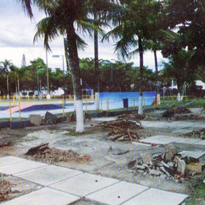 Reforma das calçadas