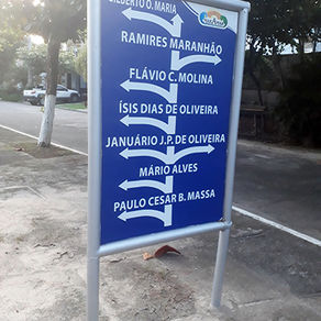 Sinalização de ruas