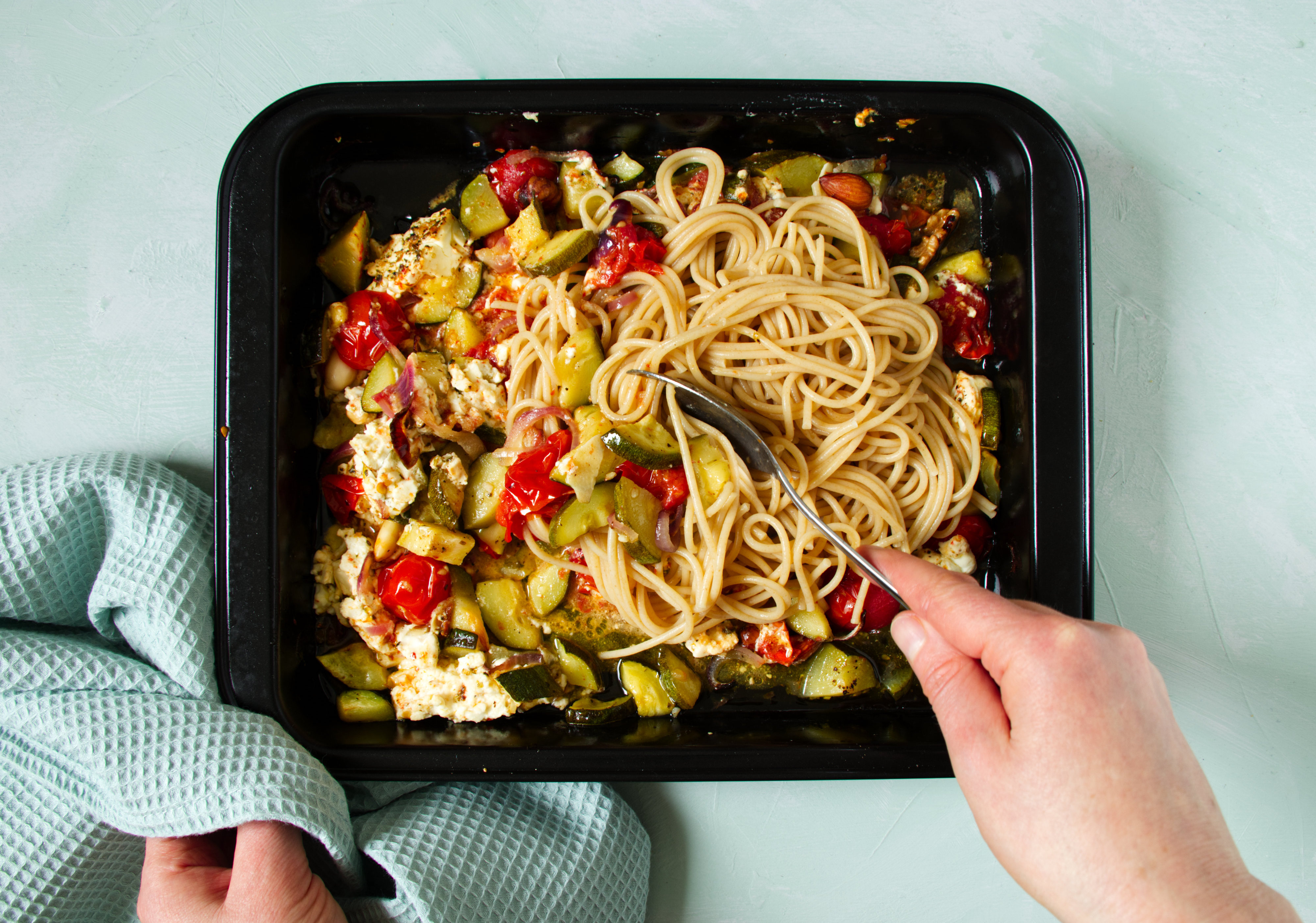 Feta-Pasta aus dem Ofen