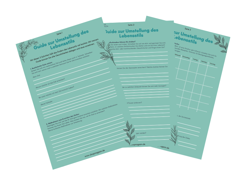 Lebensstil ändern