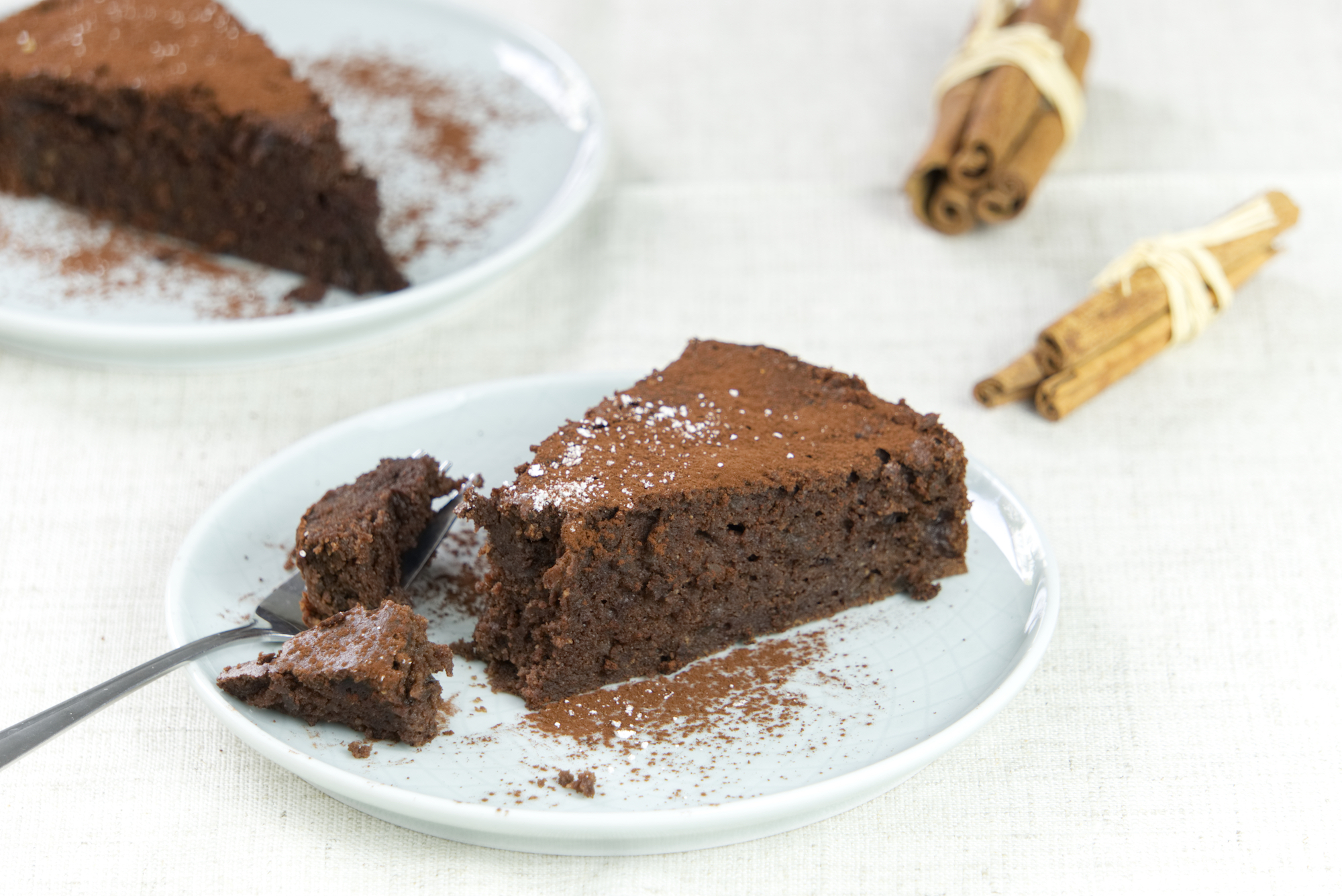 Rote-Bete-Kakao-Kuchen mit Zimt