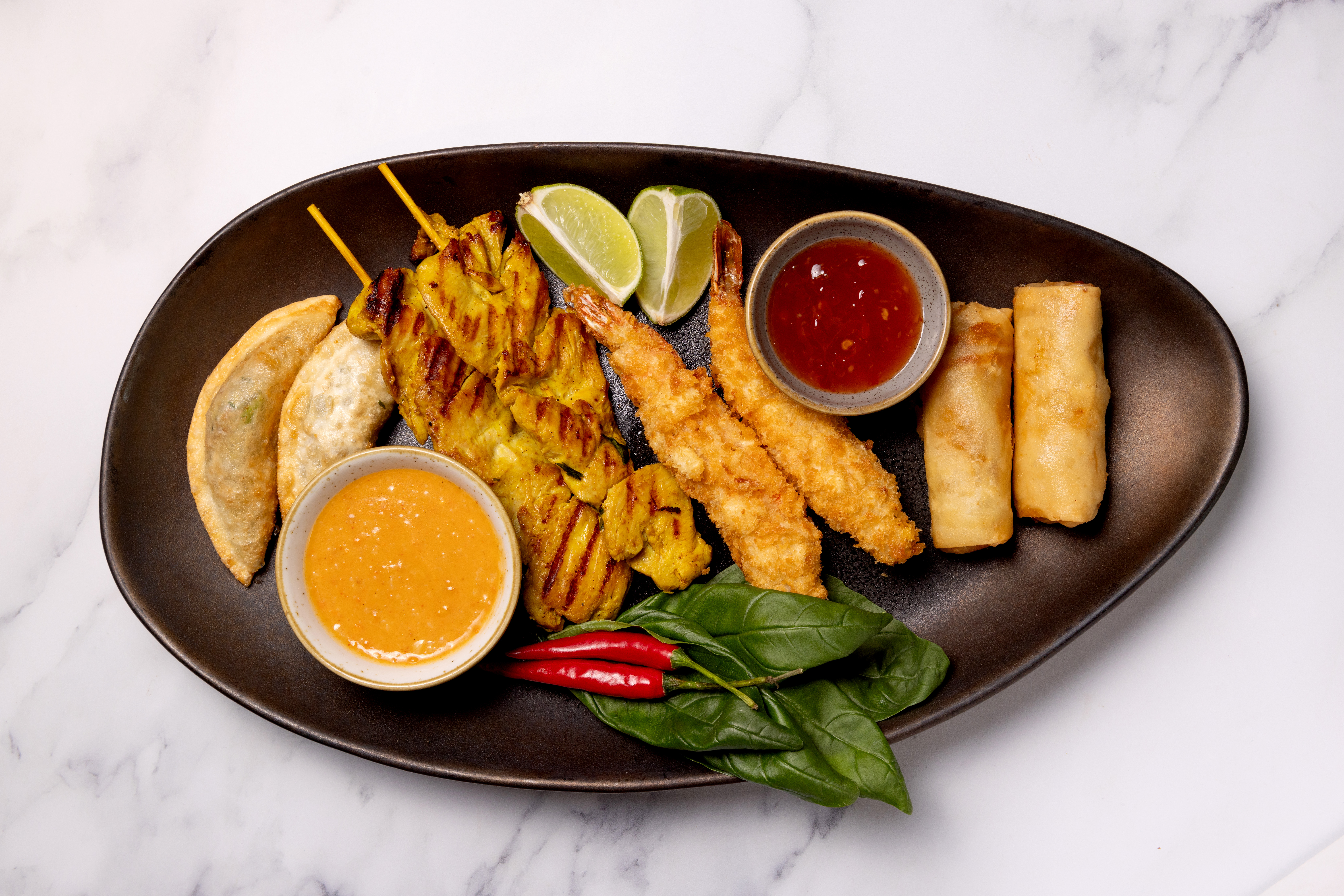 Arranged Food and Objects